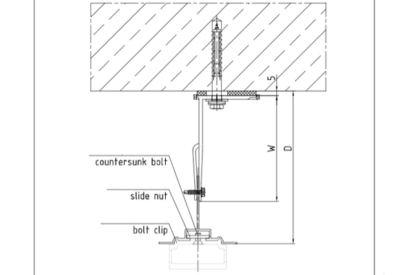 ALLFACE SYSTEM F1-59 SECRET FIXING FOR CASSETTE - SPS Envirowall